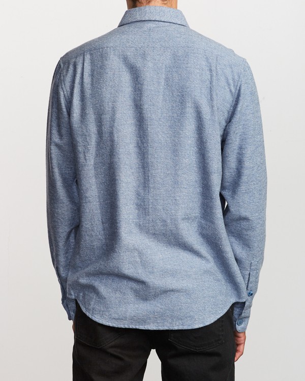 2 Black Sand Flannel  - Long Sleeve Shirt  Q1SHRLRVF9 RVCA
