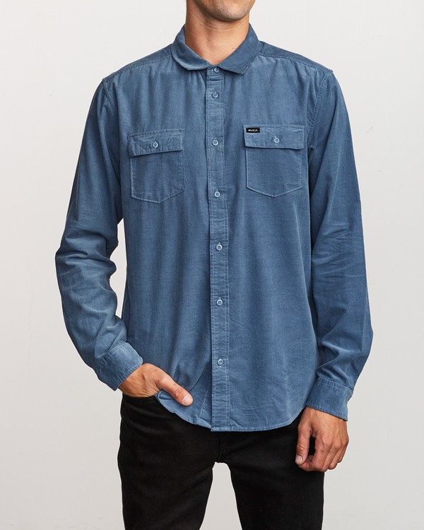 1 Freeman Corduroy  - Chemise à manches longues pour Homme  Q1SHRMRVF9 RVCA