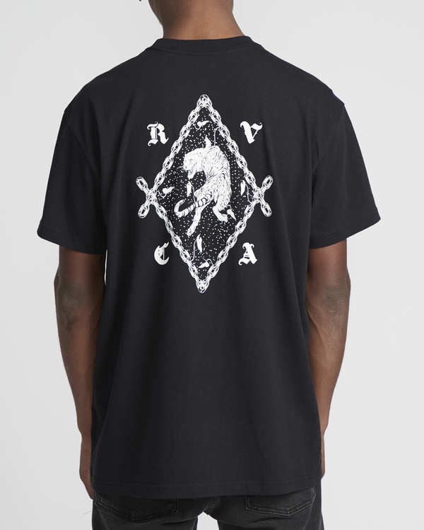 2 Benjamin Jeanjean RVCA Tiger  - T-Shirt à manches courtes pour Homme  Q1SSRORVF9 RVCA