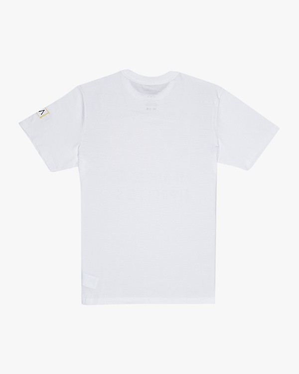 1 RVCA Blocker  - Short Sleeve T-Shirt White Q1SSSARVF9 RVCA