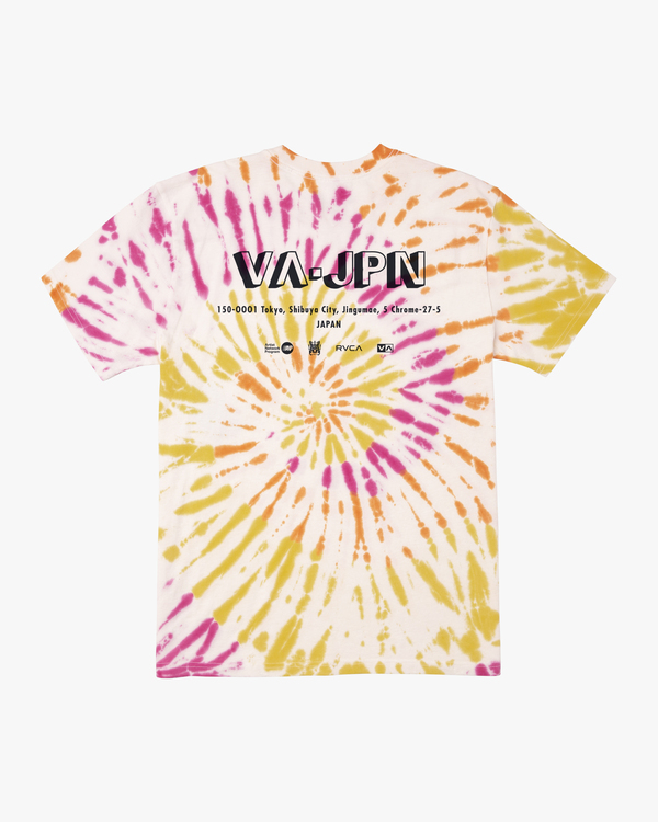 0 Japan Block - Tie-Dye T-Shirt for Men  Q1SSTVRVF9 RVCA