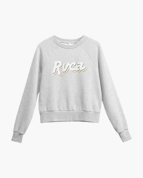 2 Slacker Crew  - Sweatshirt  Q3CRRFRVF9 RVCA