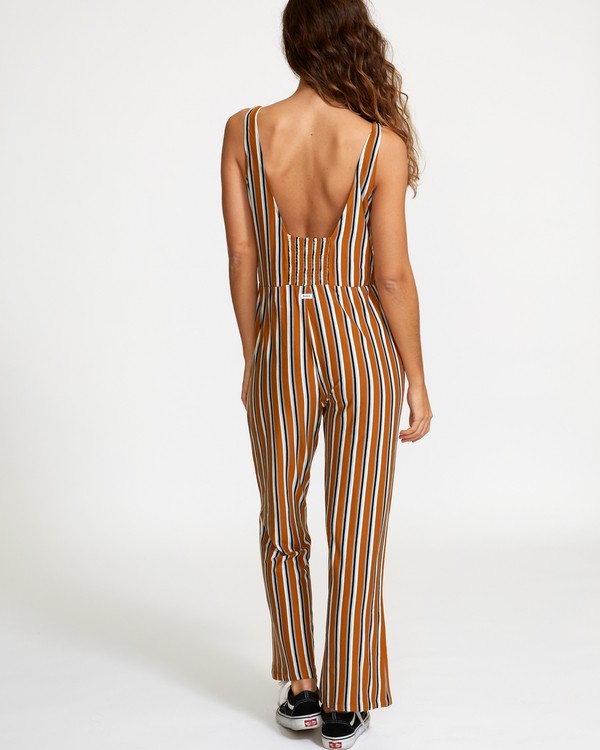 Carlton Striped Jumpsuit fur Frauen RVCA