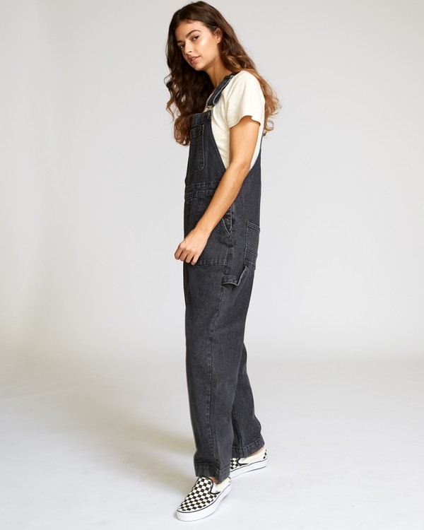 3 Lilo  - Straight Denim Overalls  Q3ONRFRVF9 RVCA