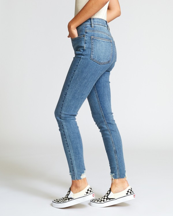 1 Solar  - Pantalones vaqueros de tiro alto para Mujer  Q3PNRARVF9 RVCA