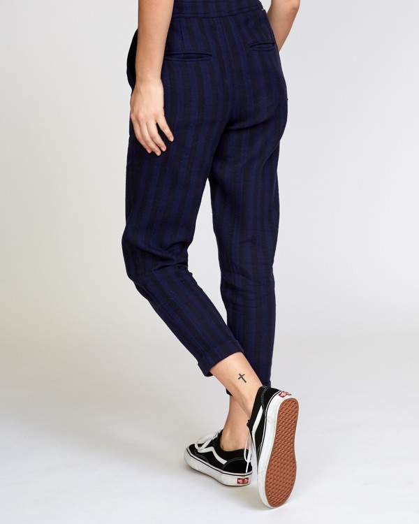 3 Scout  - Pantaloni a Righe da Donna  Q3PTRDRVF9 RVCA
