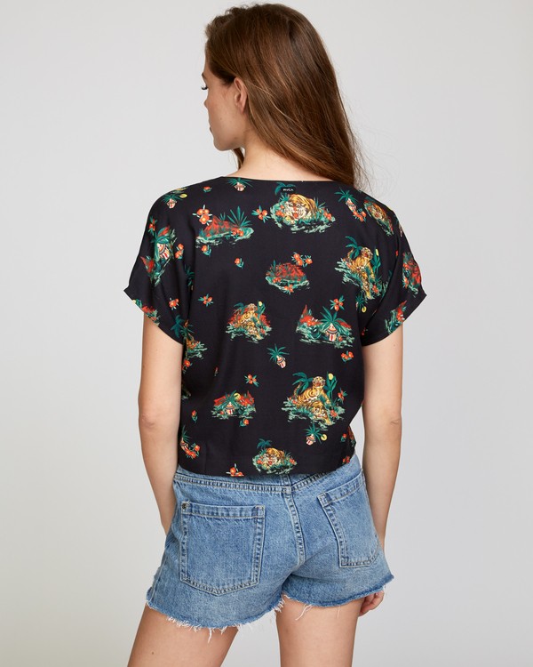 1 Melissa Grisancich Voyage  - Camisa abotonada para Mujer  Q3SHRARVF9 RVCA