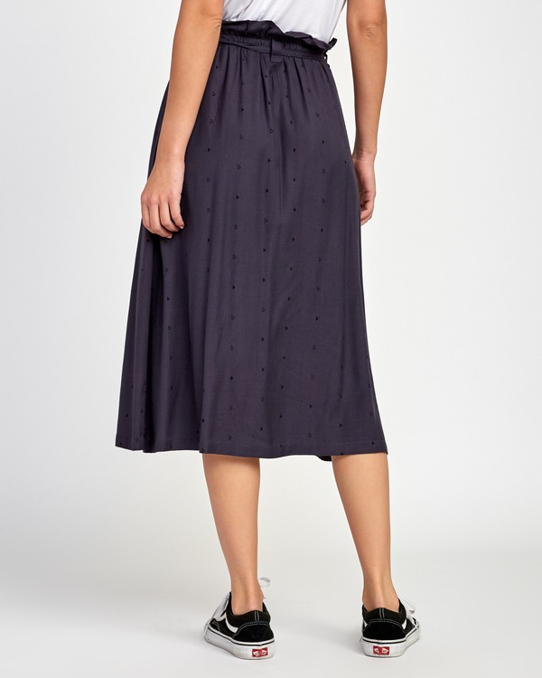 1 Sounded  - Midi Skirt  Q3SKRERVF9 RVCA