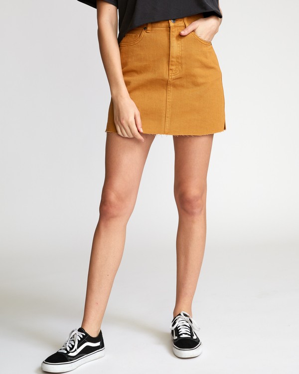 0 Rowdy Denim  - Mini-jupe pour Femme  Q3SKRFRVF9 RVCA