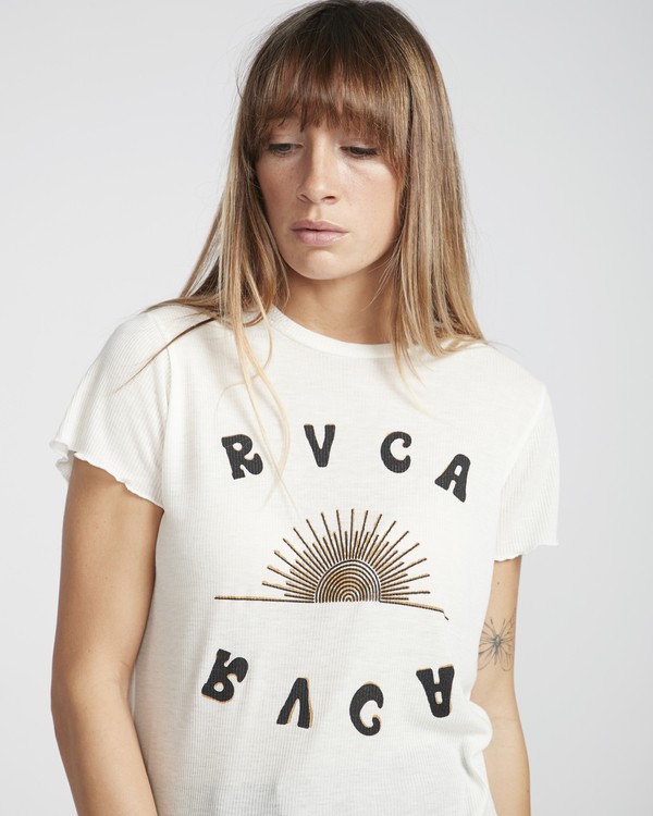 2 Sunshine  - Camiseta de manga corta para Mujer  Q3SSRARVF9 RVCA