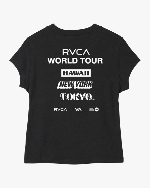 1 World Tour Tokyo - Camiseta Ceñida para Mujer  Q3SSTERVF9 RVCA