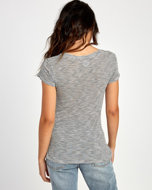 1 Vinyl  - Short Sleeve Jersey Knit T-Shirt  Q3TPRCRVF9 RVCA