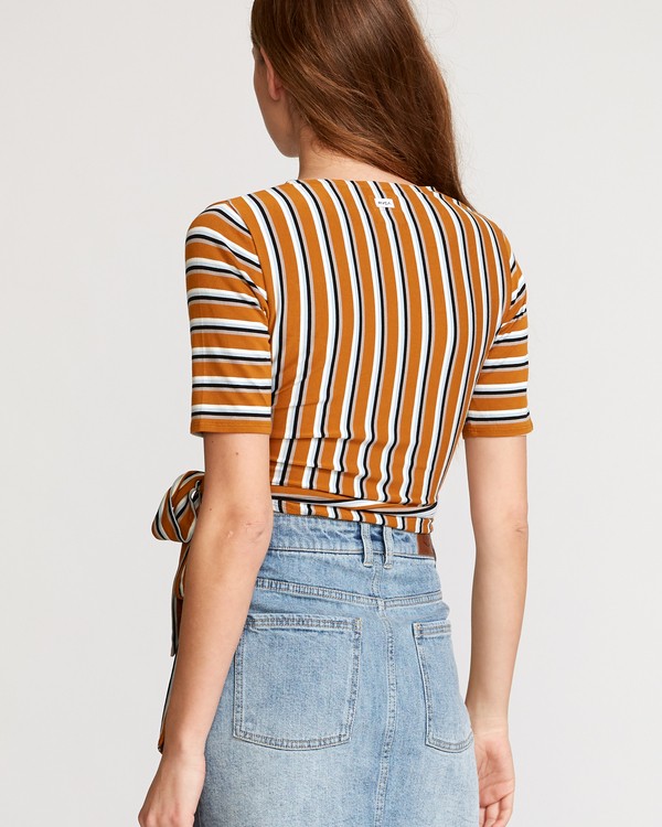 1 Lyra  - Crop Top cache-cœur pour Femme  Q3TPRERVF9 RVCA