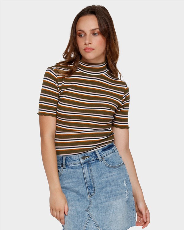 0 Slated - Turtleneck Top  Q3TPRKRVF9 RVCA