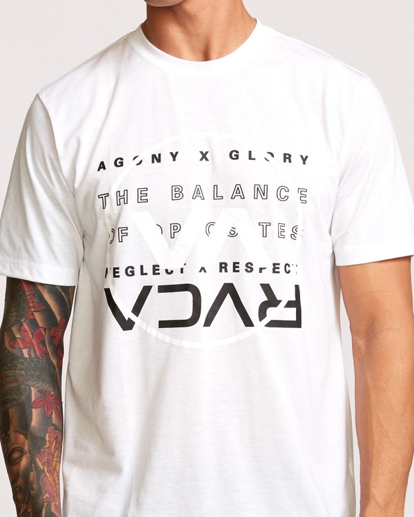 3 Brand Over Balance  - Short Sleeve Sports T-Shirt  Q4SSMBRVF9 RVCA