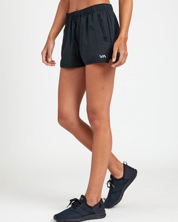 3 Womens Yogger Stretch - Lightweight Running Shorts for Women Black Q4WKWDRVF9 RVCA