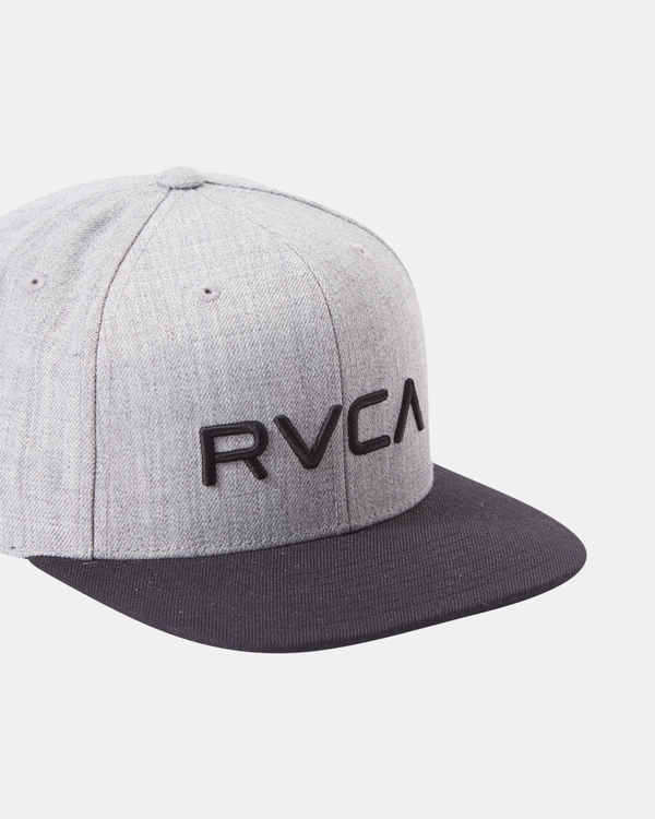 4 RVCA Twill - Snapback Hat for Men Grey Q5CPRCRVF9 RVCA