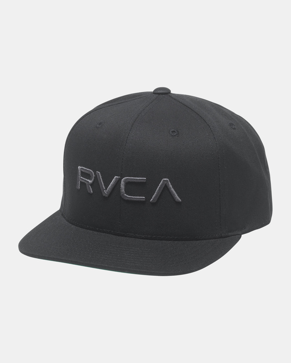 0 RVCA Twill - Gorra de cierre ajustable para Hombre  Q5CPRCRVF9 RVCA