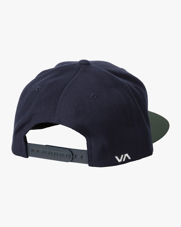 2 RVCA Twill - Casquette snapback pour Homme Bleu Q5CPRCRVF9 RVCA