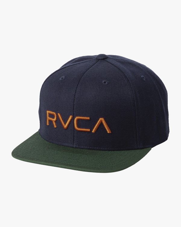 1 RVCA Twill - Casquette snapback pour Homme Bleu Q5CPRCRVF9 RVCA