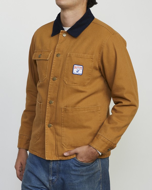 4 Matty Matheson - Chore Shirt Jacket for Men  R1JKMARVW9 RVCA