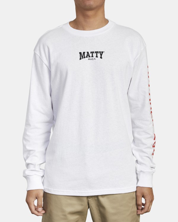 2 Matty Matheson - Long Sleeve T-Shirt for Men  R1LSMARVW9 RVCA