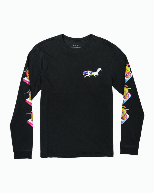 0 Kevin Spanky Gallop - Camiseta de Manga Larga para Hombre  R1LSRARVW9 RVCA