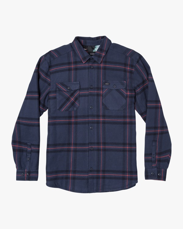 0 Yield Plaid - Button-Up Flannel Shirt for Men  R1SHRCRVW9 RVCA