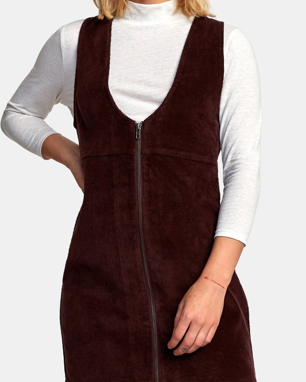 North Corduroy Jumper Dress for Women RVCA