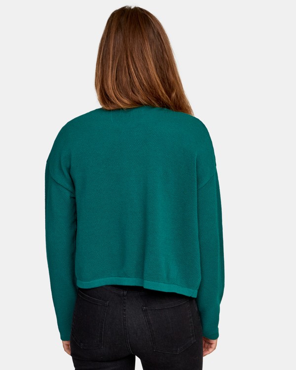 1 Authority - Knitted Button-Up Cardigan for Women  R3JPRERVW9 RVCA