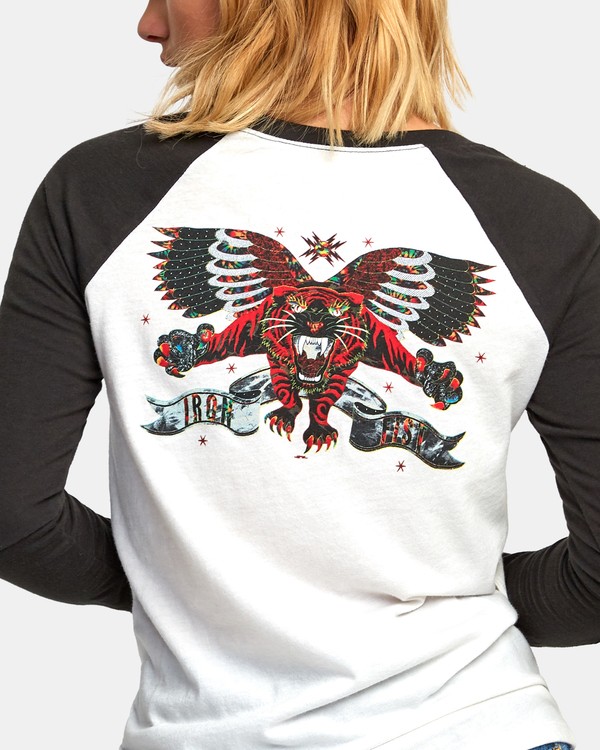 3 Ben Venom Tiger - Raglan T-Shirt for Women  R3LSRARVW9 RVCA