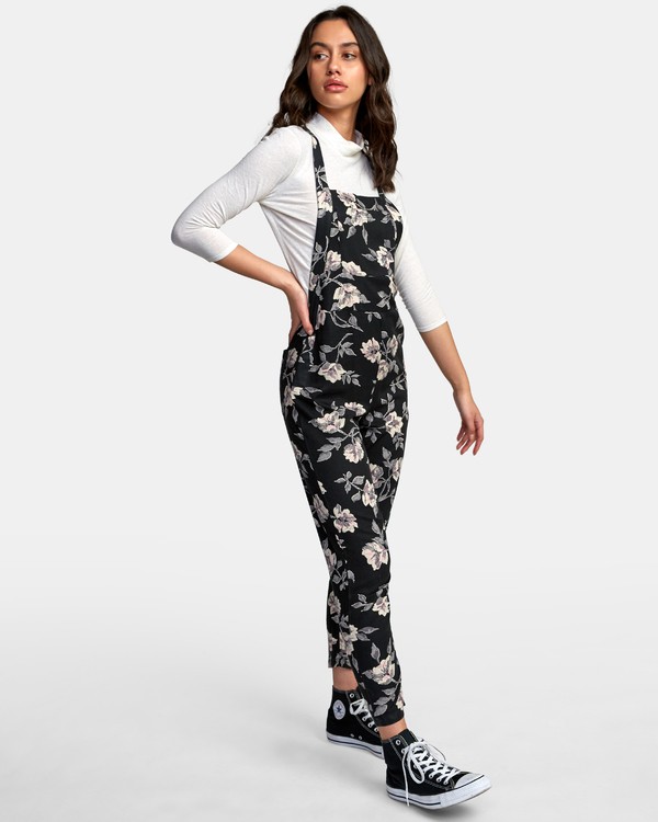 3 Rainer - Floral Dungarees for Women  R3ONRCRVW9 RVCA