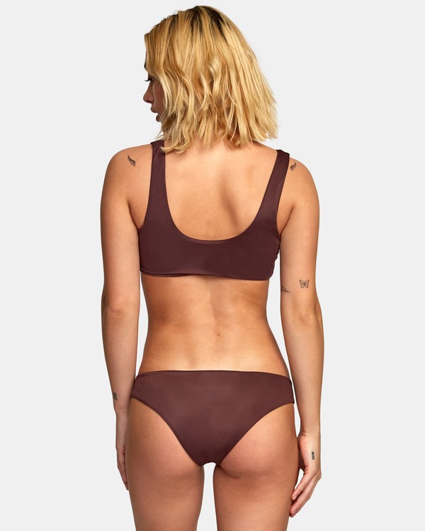 0 Solid Tab - Bas de bikini coupe Medium pour Femme  R3SBRARVW9 RVCA