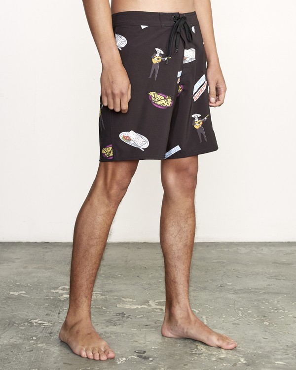 5 Hot Fudge Trunk 18" - Printed Board Shorts for Men  S1BSRMRVP0 RVCA