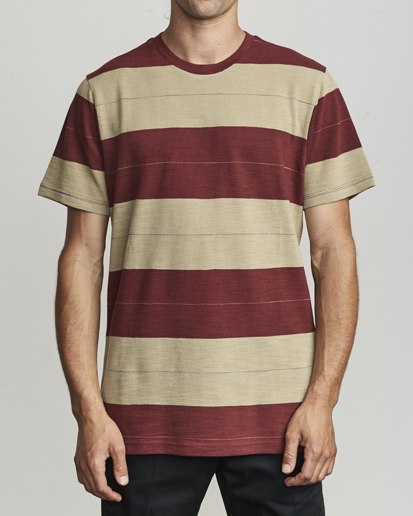 1 Rumble - Gestreiftes T-Shirt für Herren  S1KTRBRVP0 RVCA