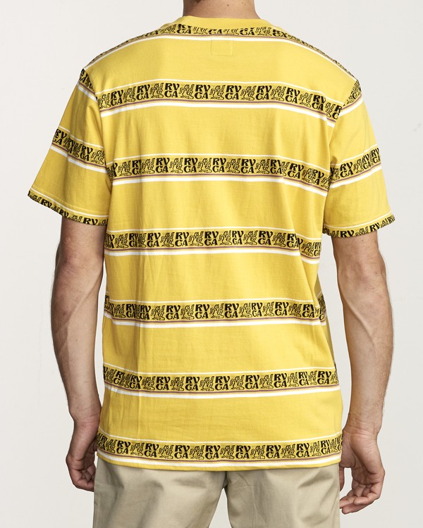 2 Cairo - Striped T-Shirt for Men  S1KTRFRVP0 RVCA
