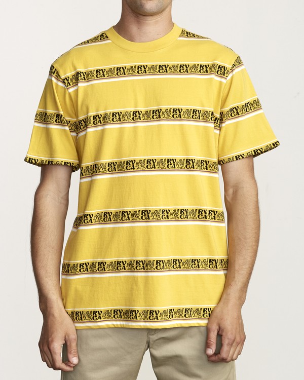 1 Cairo - Striped T-Shirt for Men  S1KTRFRVP0 RVCA