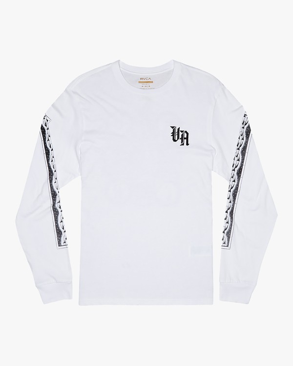 1 Benjamin Jeanjean Croco - Long Sleeve T-Shirt for Men White S1LSRCRVP0 RVCA