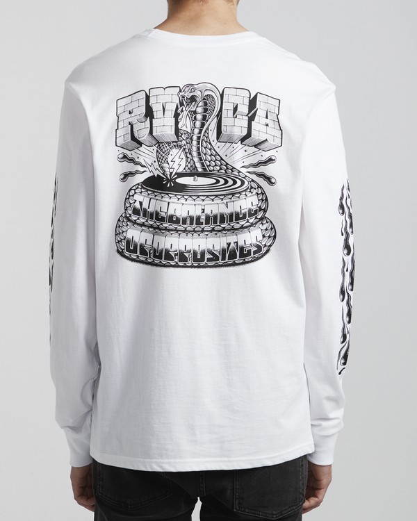 3 Martin Ander Snake - Long Sleeve T-Shirt for Men  S1LSRDRVP0 RVCA