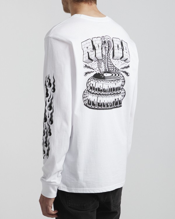 6 Martin Ander Snake - Long Sleeve T-Shirt for Men  S1LSRDRVP0 RVCA