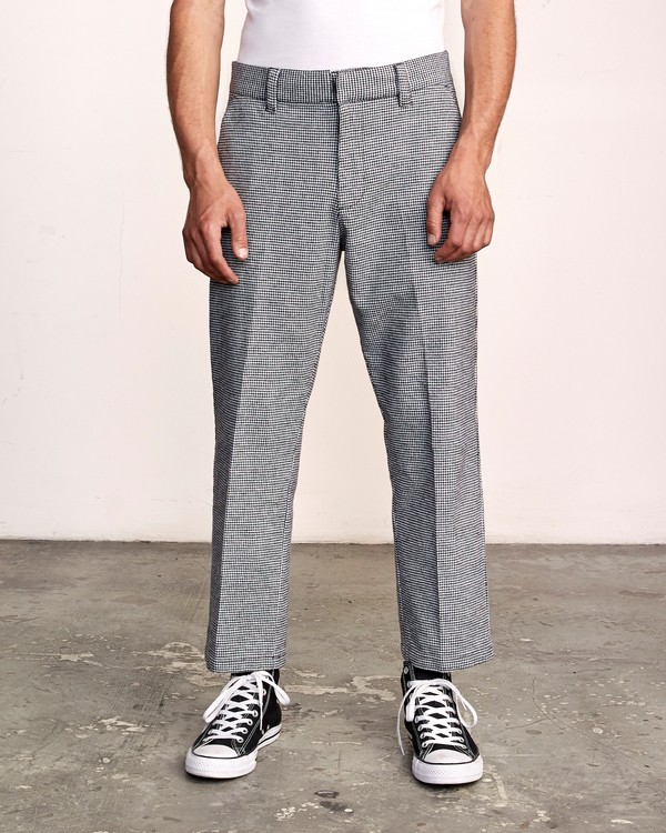 0 Hi-Grades - Houndstooth Chinos for Men  S1PTRCRVP0 RVCA