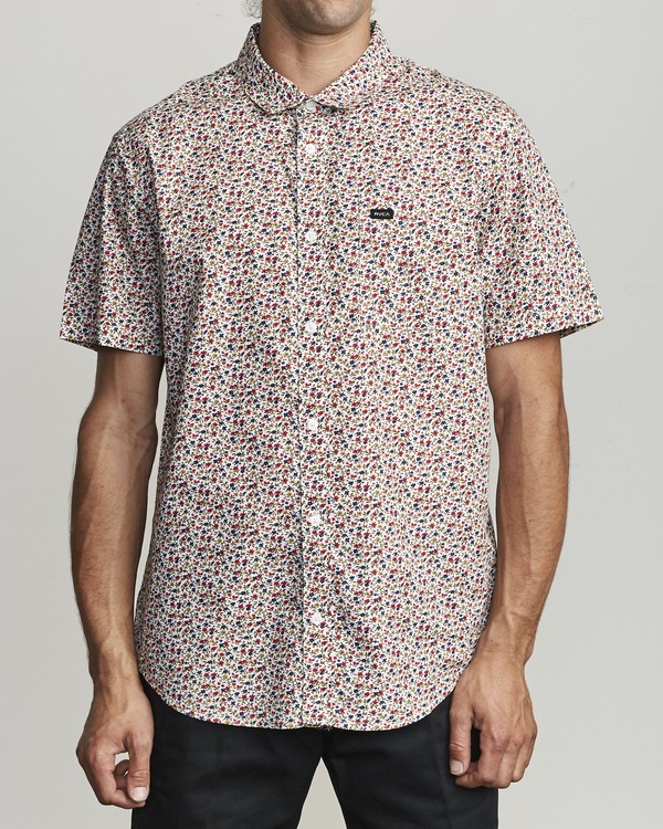 1 Bellflower - Camisa con flores pequeñas para Hombre  S1SHRFRVP0 RVCA