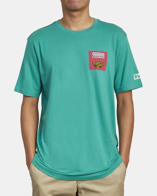 3 Hot Fudge Taqueria - Camiseta con estampado gráfico para Hombre  S1SSRFRVP0 RVCA