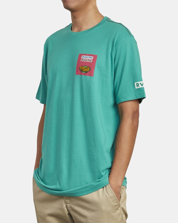 4 Hot Fudge Taqueria - Camiseta con estampado gráfico para Hombre  S1SSRFRVP0 RVCA