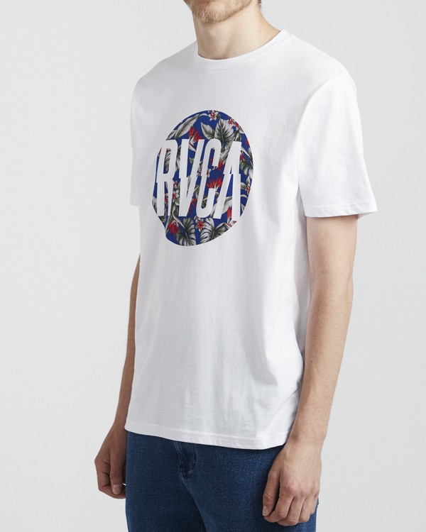 4 Big Motors - T-Shirt for Men White S1SSRORVP0 RVCA