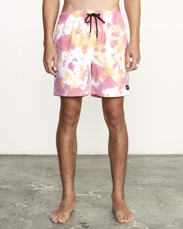 0 Manic Elastic  - Tie-Dye Elastic Waist Short for Men  S1VORERVP0 RVCA