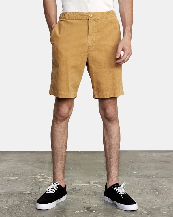 0 All Time Slate 18" - Solid Shorts for Men Yellow S1WKRKRVP0 RVCA