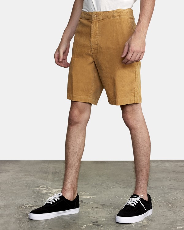 1 All Time Slate 18" - Solid Shorts for Men Yellow S1WKRKRVP0 RVCA