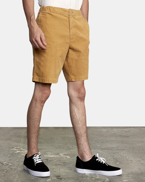 2 All Time Slate 18" - Solid Shorts for Men Yellow S1WKRKRVP0 RVCA