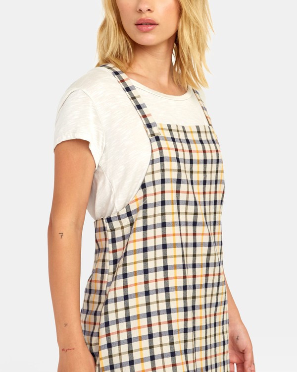 1 Allen Plaid - Plaid Jumper Dress for Women  S3DRRBRVP0 RVCA